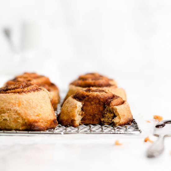 Healthy Orange Cinnamon Rolls