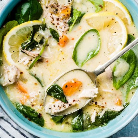 Instant Pot Lemon Chicken Soup