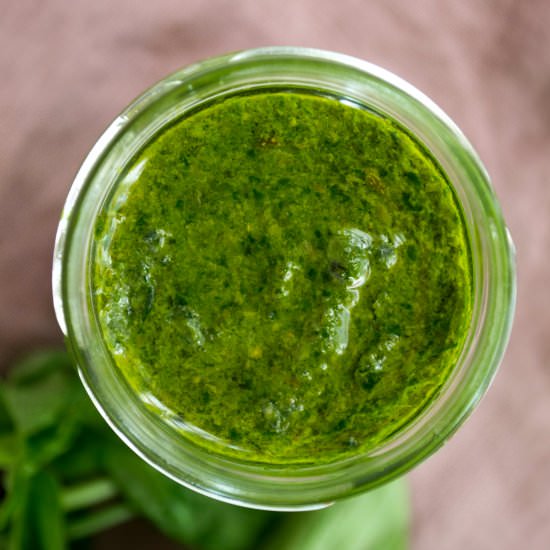 Kale and basil pesto (plant-based)