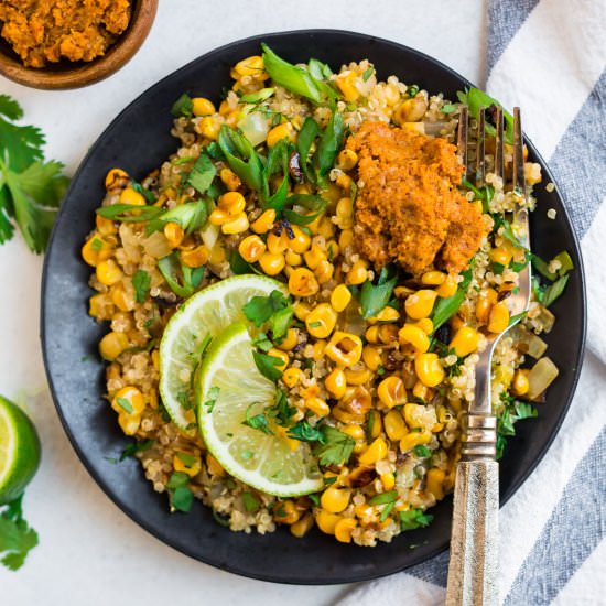 Mexican Street Corn Quinoa Salad