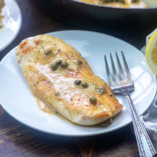 LEMON CAPER CHICKEN