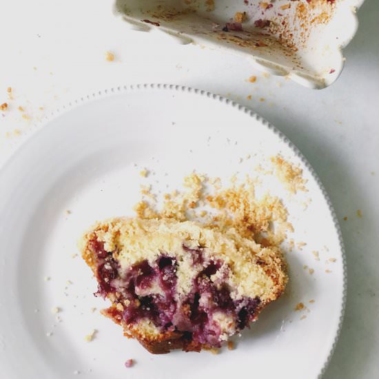 Blueberry Lemon Crumble Loaf