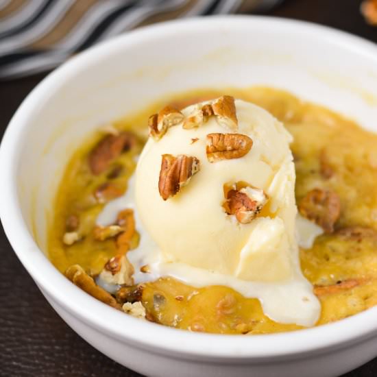 Crustless Pecan Pie in a Bowl