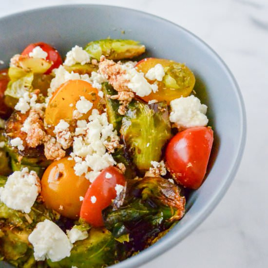 Roasted Brussel Sprout Salad