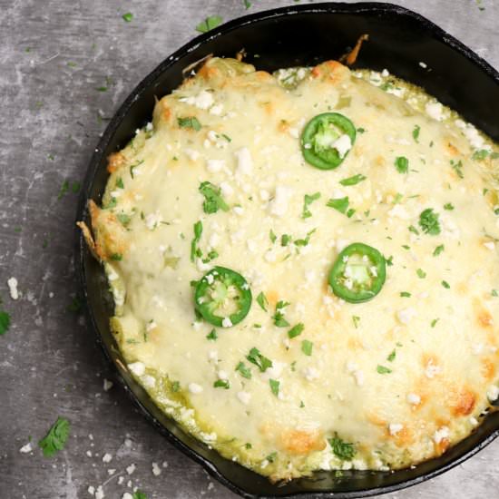 Chicken and Zucchini Enchiladas