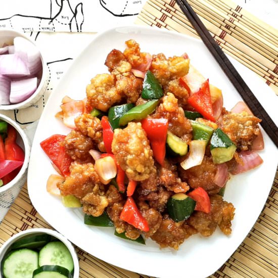 Sweet and sour pork 咕噜肉