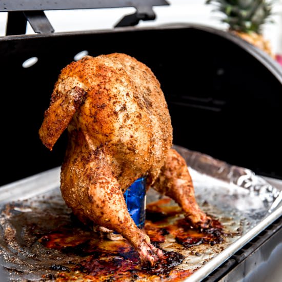 Smoked Beer Can Chicken