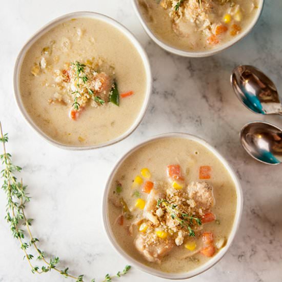 Chicken Pot Pie Soup