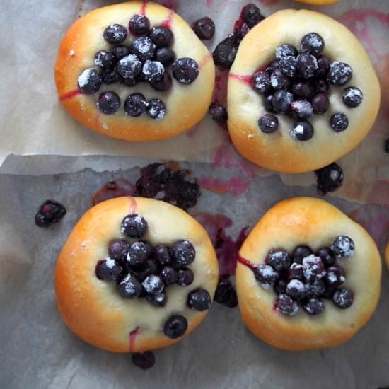 Finnish Blueberry Buns