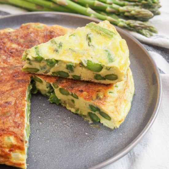 Asparagus frittata