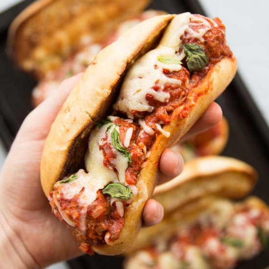 Homemade Meatball Subs