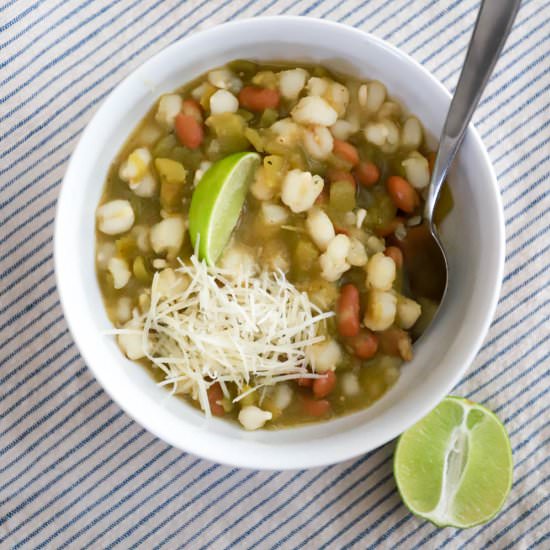 No Chop Posole Verde