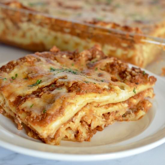 Hidden Vegetable Lasagne