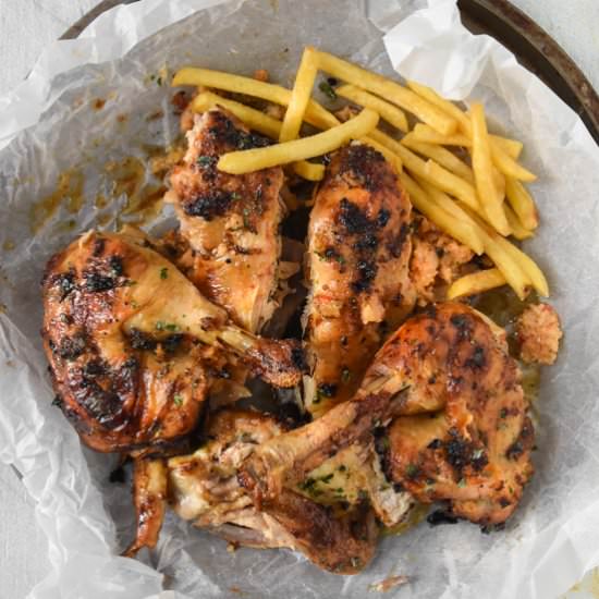 Lemon butterfly chicken