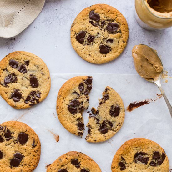 Peanut Butter Choc Chip Cookies