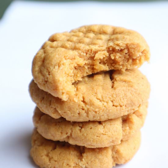Flourless Peanut Butter Cookies