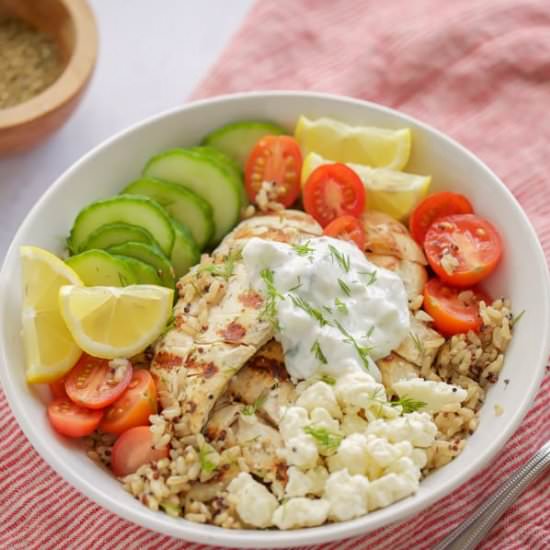Chicken Gyro Bowl