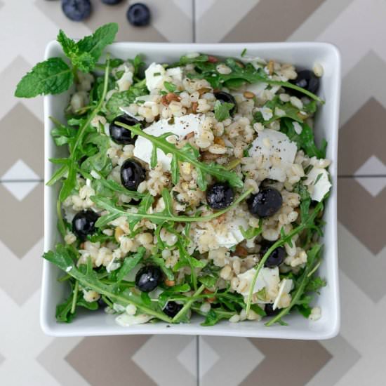 Summer Barley Blue Salad