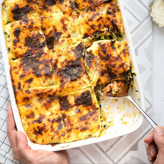 Salmon Lasagna