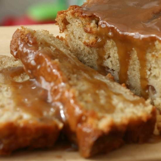 Caramel apple loaf