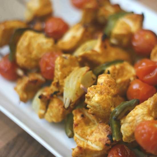 Chicken skewers