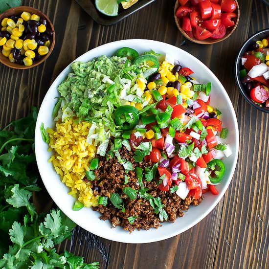 Vegetarian Taco Bowls