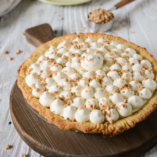 Banana Brickle Cream Pie