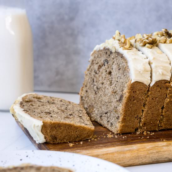 Coffee and Walnut Loaf Cake