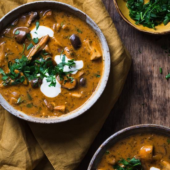Hungarian Mushroom Soup