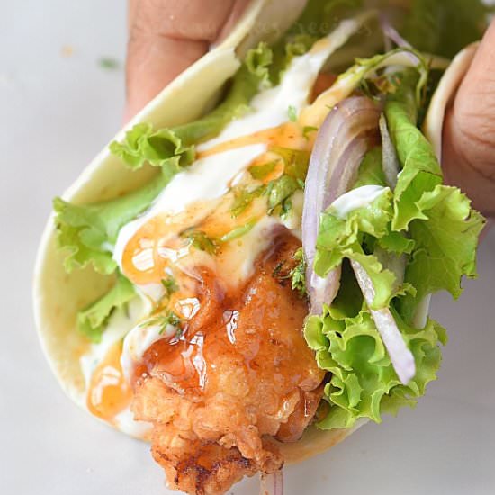 Best Crispy Chicken Taco