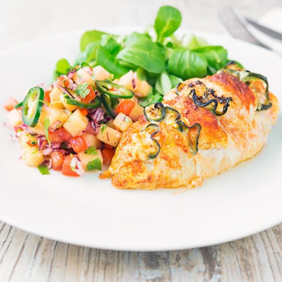 Jalapeño Stuffed Chicken Breast