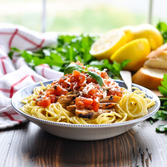 Tomato Pesto Pasta with Chicken