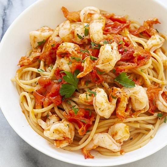 Italian Shrimp Pasta