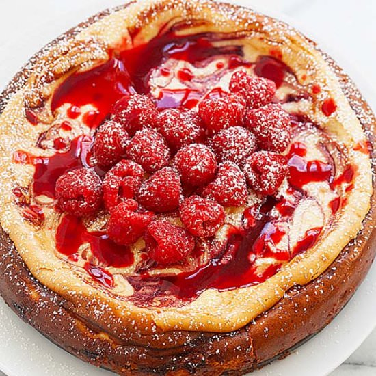 Chocolate Raspberry Cheesecake