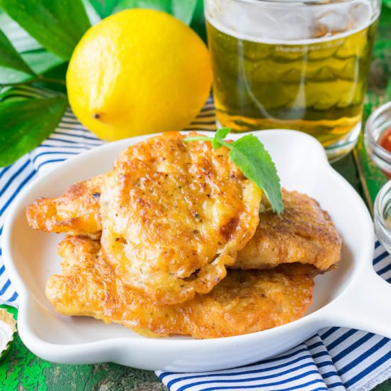 Beer-Battered Chicken Strips