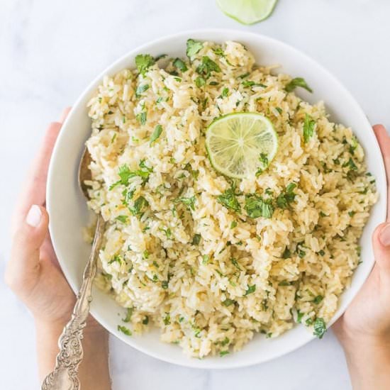 Instant Pot Cilantro Lime Rice