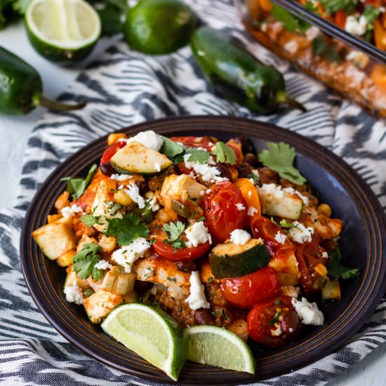 Healthy Mexican Chicken & Rice