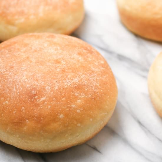Sourdough Hamburger Buns