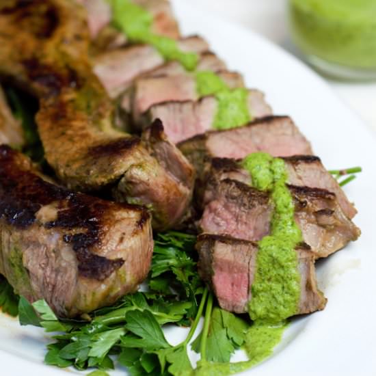 Chimichurri Tri Tip Steak