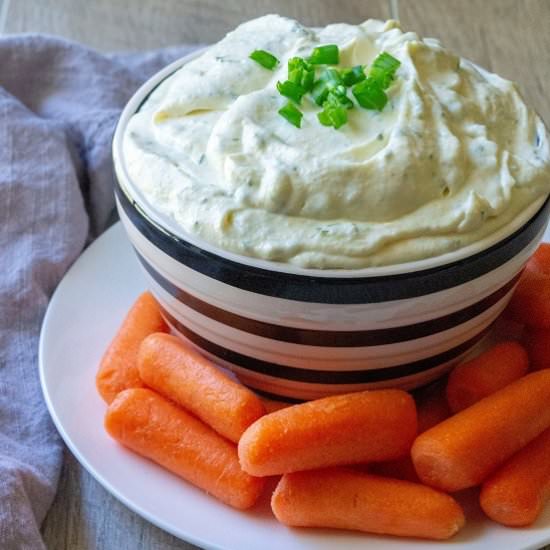 Homemade Ranch Veggie Dip