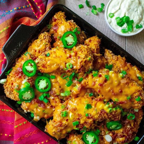 Loaded Chicken Tender Nachos