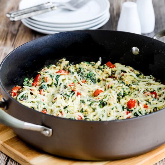 Low-Carb Power Greens Egg Skillet