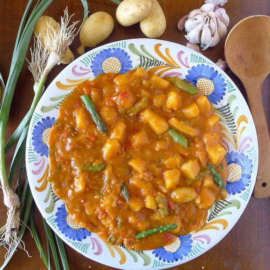 Garlicky Potato Stew
