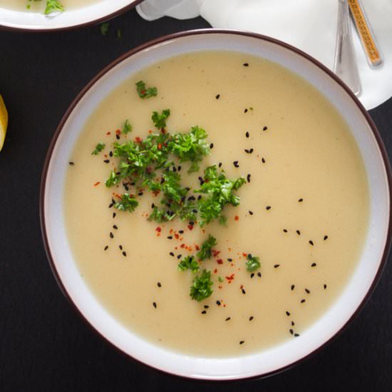 Creamy Kohlrabi Soup with Potatoes