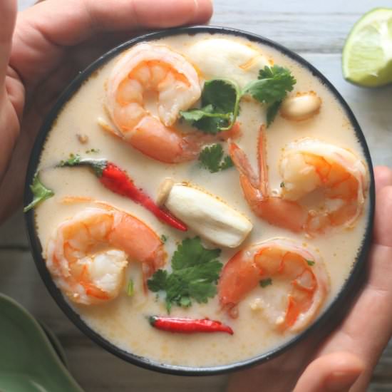 Keto Tom Yum Soup