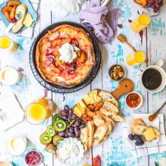 Farmers market brunch