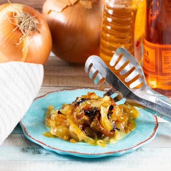 BBQ Honey Bourbon Caramelized Onion