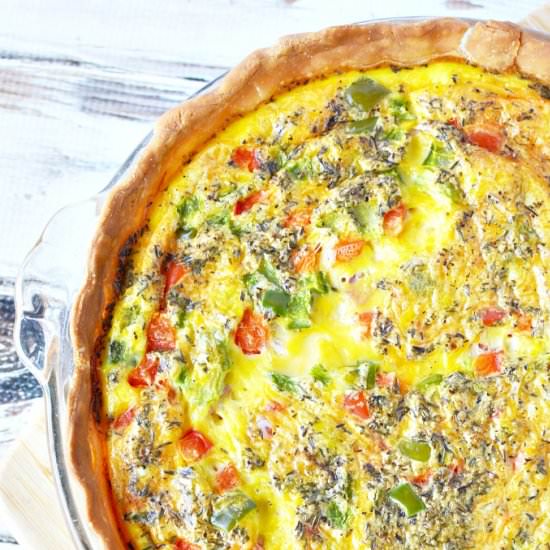 Southwest Breakfast Quiche