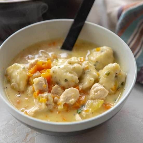 Dutch Oven Chicken and Dumplings
