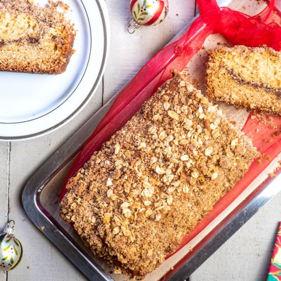 Coffee Cake with Cinnamon Crumble